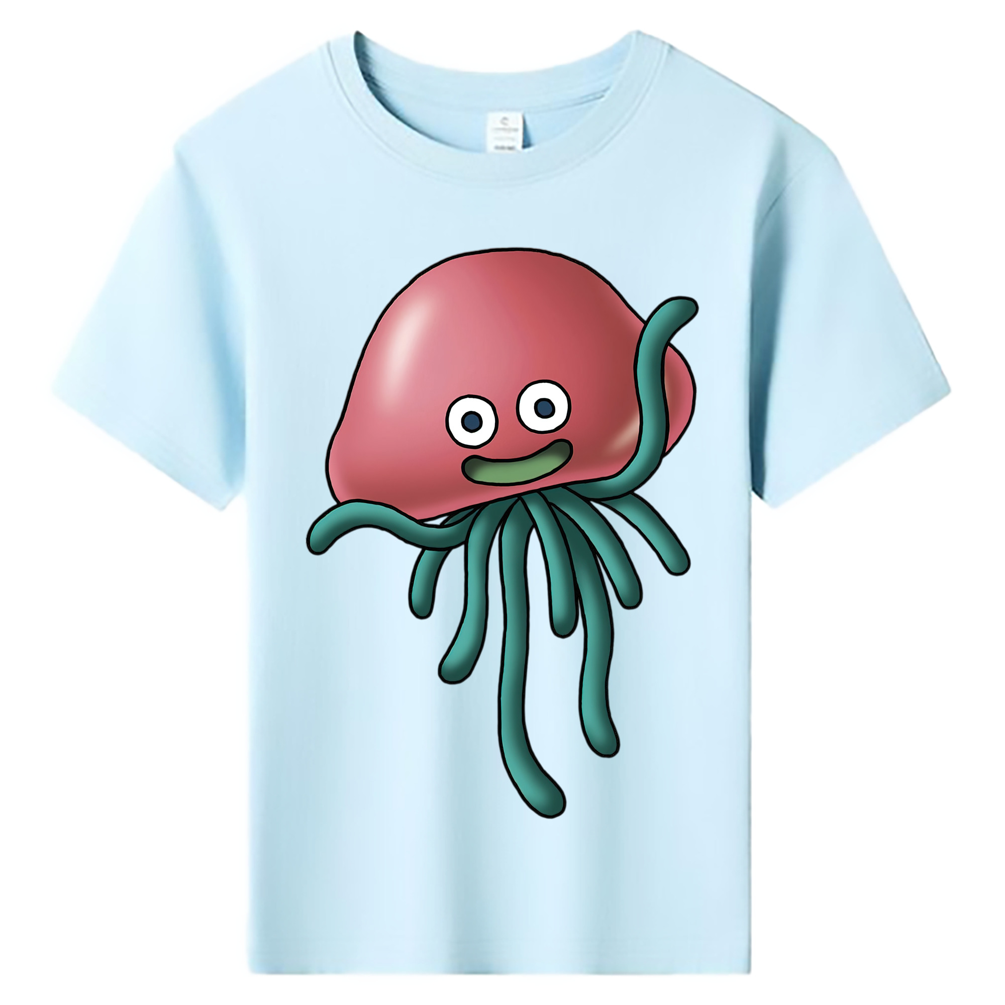 （画像用） ドラゴンクエスト Doragon Kuesuto Dragon Quest 綿100％キッズTシャツ（フロントプリント）